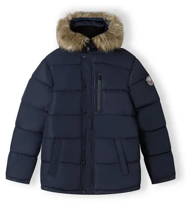 Minoti Winterjacke Dunkelblau für Herren, Vorderansicht