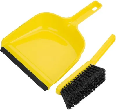 Obrázek produktu pro Sada lopatky a kartáče Jantex - žlutá