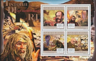 Produktbild von Briefmarken Guinea 2011 Mi 8758-8761 Kleinbogen (kompl. Ausgabe) postfrisch Prähistorische Kunst