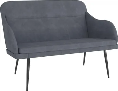 Obrázok produktu pre vidaXL Lavica tmavosivá 110x76x80 cm Velvet