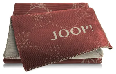 Zdjęcie produktu dla JOOP! chabrowa krata / koc różowy 150 x 200 cm