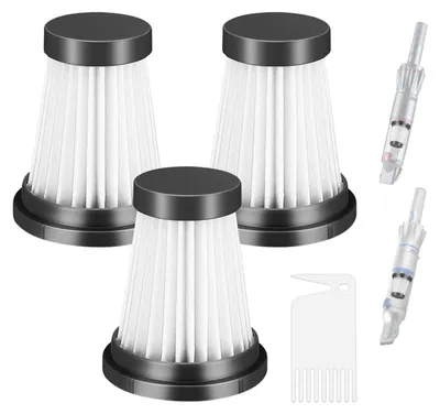 Produktbild von 3 Stück HEPA-Filter für MOOSOO K12, K12 Pro, K13 kabelloser Staubsauger, für Genius Invictus One 1.0 X7, 2.0 Staubsauger Ersatzteile Filter, für Akku-Staubsauger