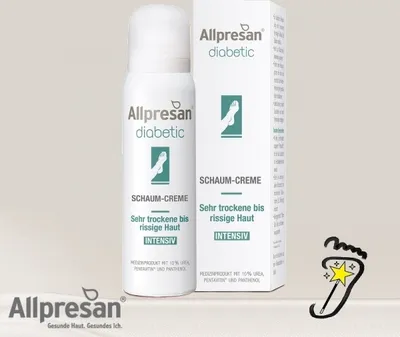 Produktbild von Allpresan diabetic Fuß Intensiv Schaum 200 ml