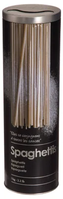 Produktbild von 5five Simply Smart Vorratsdose Spaghetti 1 kg Metall schwarz 27cm x 8,5cm