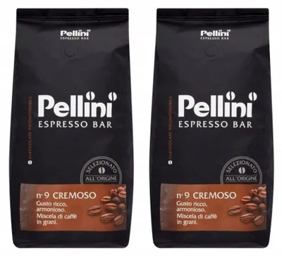 Image de Café en grains n° 9 Cremoso 2 x 1 kg - Pellini