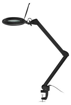 Produktbild von LED-Klemm-Lupenleuchte, 10 W, schwarz