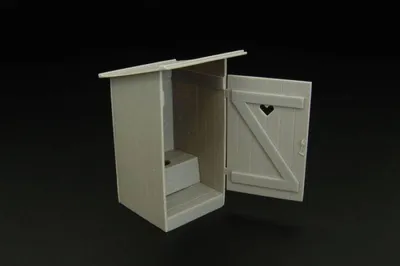 Produktbild von Hauler Models HLU35079 - 1:35 Latrine - Zubehör