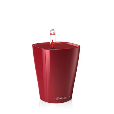 Obrázek produktu pro Lechuza Samozavlažovací květináč Deltini Premium, průměr 14 cm, červená