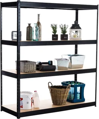Produktbild von Lagerregal HLO-CP127 160x60x180cm  schwarz