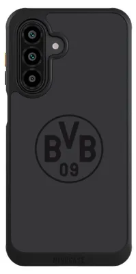 Produktbild von NIVOCASE Hülle für Samsung Galaxy A17 5G Handyhülle NIVOcore Case Schwarz BVB Borussia Dortmund Logo