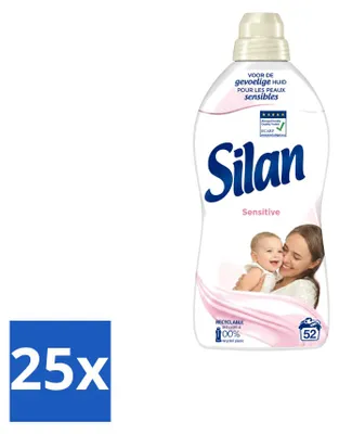 Produktbild von 25 x Silan Sensitive Weichspüler - 1144 ml - Vorteilspackung - 25 Stücke