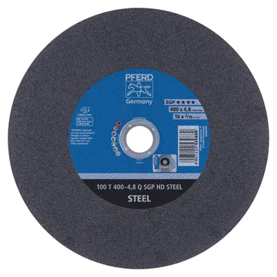Productafbeelding van PFERD 100 T 400-4,8 Q SGP HD STAAL/40,0, Ocel, PFERD, 4 cm, 40 cm, 4800 omw/min, 10 stuks