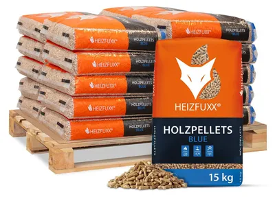 Produktbild von Heizfuxx Holzpellets Blue 15kg x 20 Sack 300kg Palette