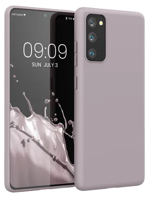 Produktbild von kwmobile Handyhülle für Samsung Galaxy S20 FE Hülle - TPU Case - Kabelloses Laden - Schutzhülle Cover in Purple Cloud