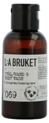 Zdjęcie produktu dla L:A BRUKET Mydło do rąk i ciała Lemongrass (55 ml) – produkt do oczyszczania