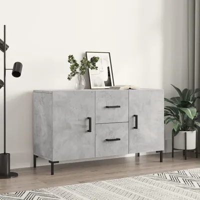Produktbild von The Living Store Sideboard Betongrau 100x36x60 cm Holzwerkstoff