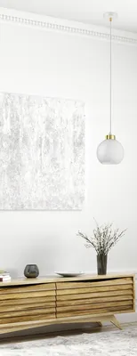 Obrázek produktu pro LUXOLAR Led závěsné světlo - Stropní světlo bílé zlato E27 60W - Závěsné svítidlo do obývacího pokoje, bílé skleněné koule