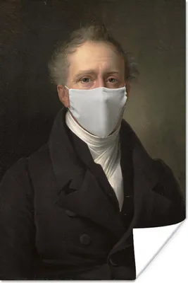 Produktbild von MuchoWow® Poster Daniel Francis Schas - Dubois Drahonet - Mundkapsel 20x30 cm - Papierdruck