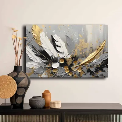 Immagine prodotto di Wallity, 4570GSC-002, Quadro decorativo su tela, Multicolore, 100 % LINEWALL, 45 x 70 cm