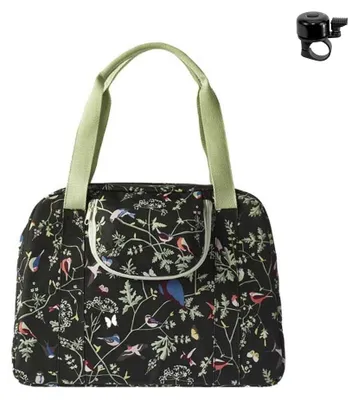 Produktbild von Basil Wanderlust - Fahrrad Schultertasche - 18 Liter - charcoal (schwarz) inkl. Fahrradklingel
