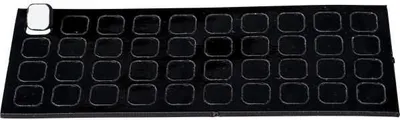 Produktbild von Magnetische Symbole Quadrat 9x9mm VE=40 Stück schwarz