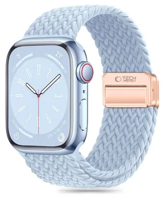 Immagine prodotto di Cinturino Tech-Protect Nylonmag per Apple Watch 4, 5, 6, 7, 8, 9, SE (38, 40, 41 mm) - Blu