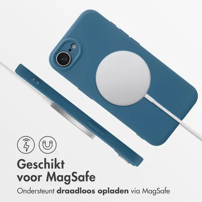 Zdjęcie produktu dla imoshion Kolorowy tył z MagSafe dla Apple iPhone 17e / 16e – ciemnoniebieski