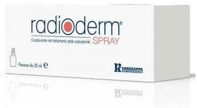 Produktbild von RADIODERM Spray 30 ml zur Vorbeugung und Behandlung von Dermatitis bei Strahlentherapie
