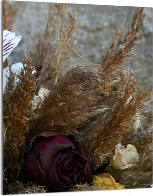 Produktbild von Herdabdeckplatte 40x52 Glaskeramikkochfeld Abdeckung Spritzschutz Glasplatte Deko Schneidebrett, Orchidee Braun