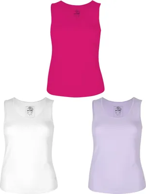 Produktbild von GIN TONIC Damen Basic Top , Größe:XL, Farbe:Pink