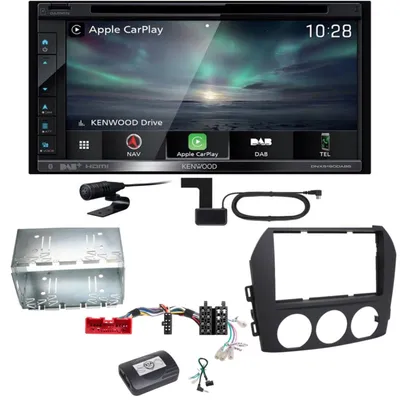 Produktbild von Kenwood DNX-5190DABS Navi Carplay Android Auto Einbauset für Mazda MX-5 NC FL