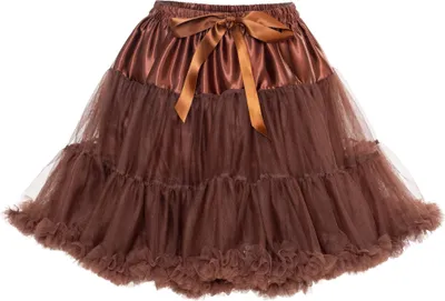 Produktbild von Rüschen Tutu braun