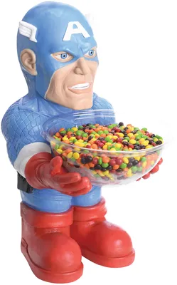 Produktbild von Captain America Süßigkeiten-Halter Halloween Deko