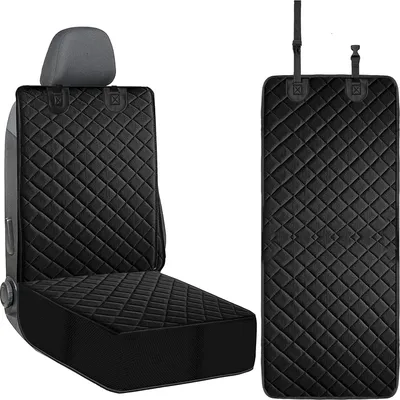 Produktbild von SPRINGOS Auto Sitzbezug Autositzmatte Sitzauflage Sitzschonbezug Sitzschoner Universal rutschfest Wasserfest  50 x 102 x 45 cm