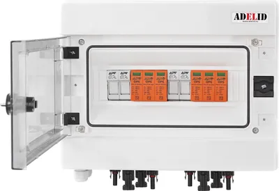 Produktbild von Solar PV Anschlusskasten DC 32A 1000V 2-Strings Photovoltaik 12-Module IP65