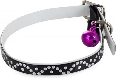 Produktbild von Verk 19033 Halsband mit Glöckchen 30 x 1 cm schwarz