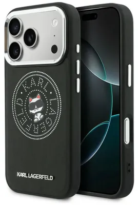 Obrázok produktu pre Kufor Karl Lagerfeld Point & Choupette Sketch MagSafe pre iPhone 17 Pro - čierny