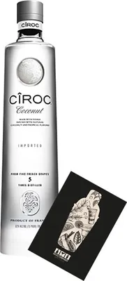 Produktbild von Ciroc Vodka Coconut 0,7L (37,5% Vol) von P Diddy / Sean Combs Kokosnuss - [Enthält Sulfite]