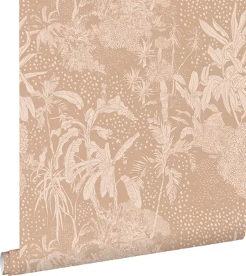 Immagine prodotto di ESTAhome carta da parati foglie tropicali rosa terracotta 50 x 900 cm