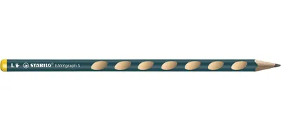 Image de STABILO 325/HB-6 Crayon STABILO EASYgraph "S" - L, dureté : HB, pétrole