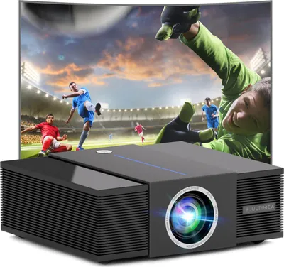 Immagine prodotto di Proiettore 4K home cinema ULTIMEA Supporta 900 ANSI lumen con evitamento degli ostacoli e correzione trapezoidale 6D, proiettore 1080P nativo, Apollo P60