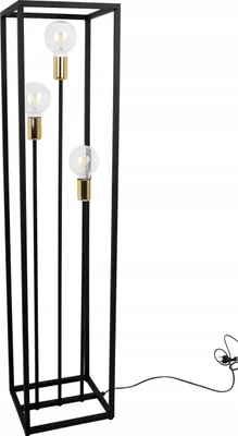 Produktbild von Schwarze Metall-Stehlampe 130 Cm
