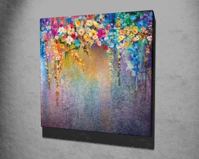 Produktbild von Wallity, KC327- VGA1411, Bunt, Leinwandbilder, 45 x 45 cm, 100% Leinwand