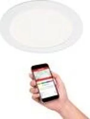 Produktbild von LED Einbauleuchte Smart WiFi App Steuerung Bluetooth 12 W weiß Metall Telefunken