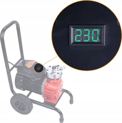 Produktbild von Rosfix LCD Display Red Strong Storm 1100 RSS05 – Digitales Spannungsmonitoring | 3500W | Präzise Kontrolle für Farbspritzgerät