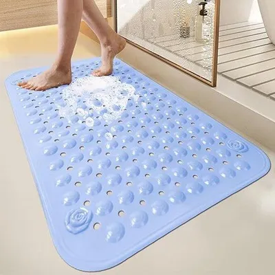 Produktbild von Famanu Antirutsch-Duschmatte 80 x 50 cm - Blau