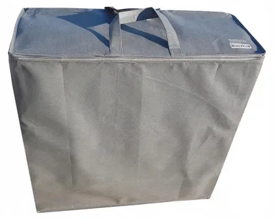 Zdjęcie produktu dla Oddychająca torba ochronna M8 na materac składany 195x65x8 cm, szara, praktyczny pokrowiec turystyczny, podróżny