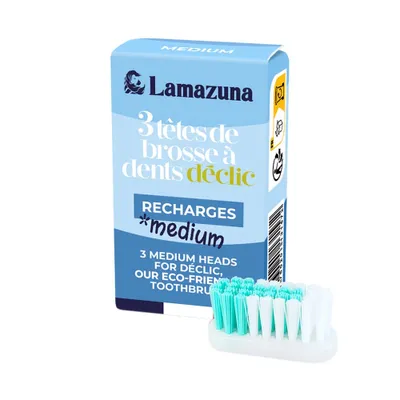 Immagine prodotto di Lamazuna Spazzolino da denti di ricambio morbido 3 pz