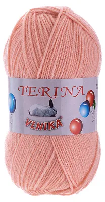 100g Terina Strickgarn Häkelgarn Wolle Acrylwolle pflegeleicht Farbwahl lachs
