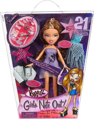 Obrázok produktu pre Módna bábika Yasmin z kolekcie Bratz Girls Nite Out 21. narodeniny